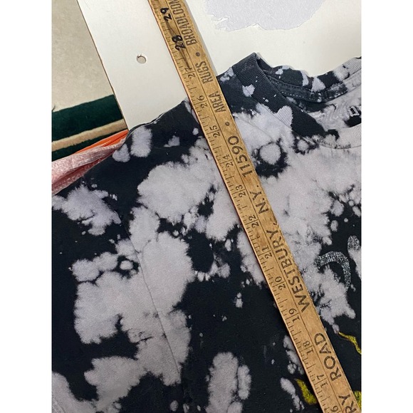 Sublime Black & White Tie Dye Graphic Sun Short Sleeve T Shirt Size Large - Picture 4 of 9